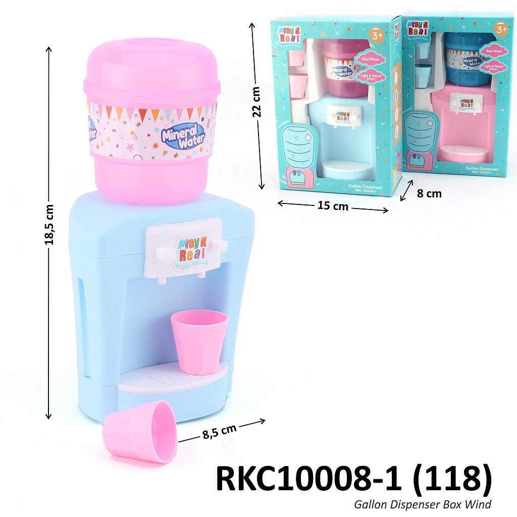 Perabot Dispenser B/O Lampu Suara + 2 Gelas Gallon Dispenser 2 Warna 1 Inner 30 Pcs Box Window @60