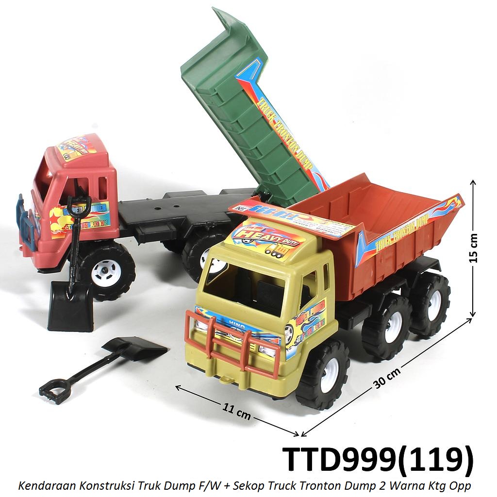 Truk Dump Tronton F/W + Sekop Truck Tronton Dump Ktg Opp @36