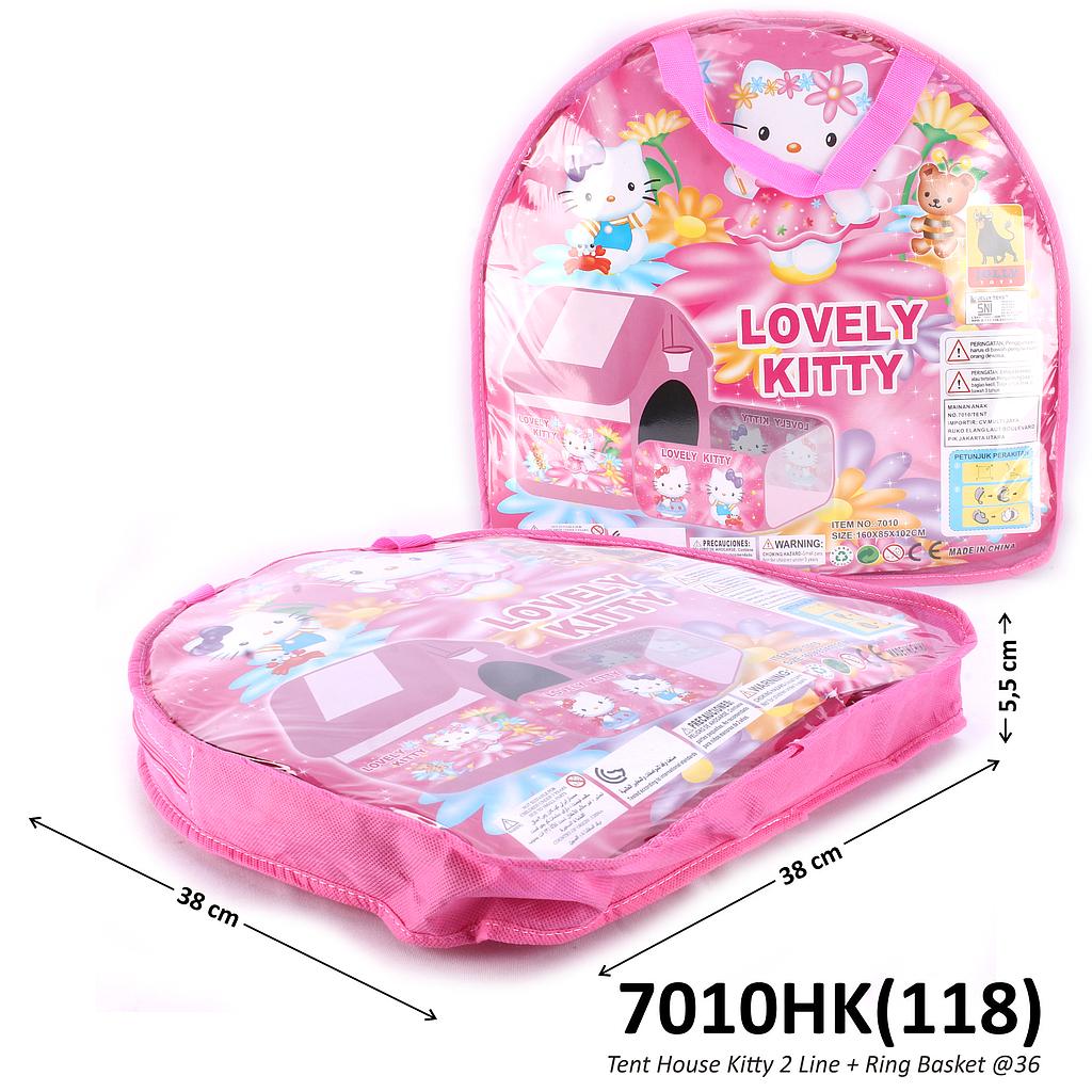 Tenda Anak Hello Kitty 160x85x102 cm + Ring Basket Lovely Kitty Tas @36