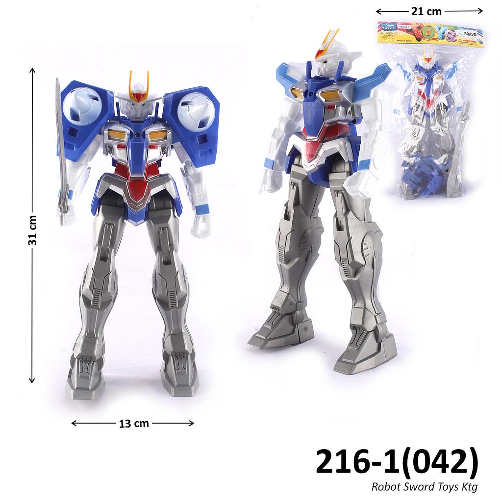 Robot Gundam 31 cm B/O Set Pedang Ktg Opp @84