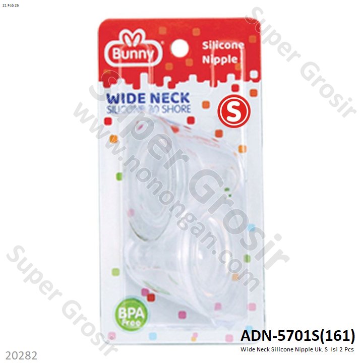 Wide Neck Silicone Nipple Uk. S  Isi 2 Pcs