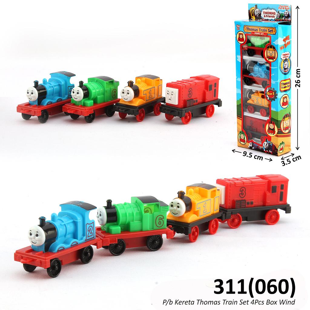 Kereta Thomas 4 Pcs P/B Train Set Box Window @216