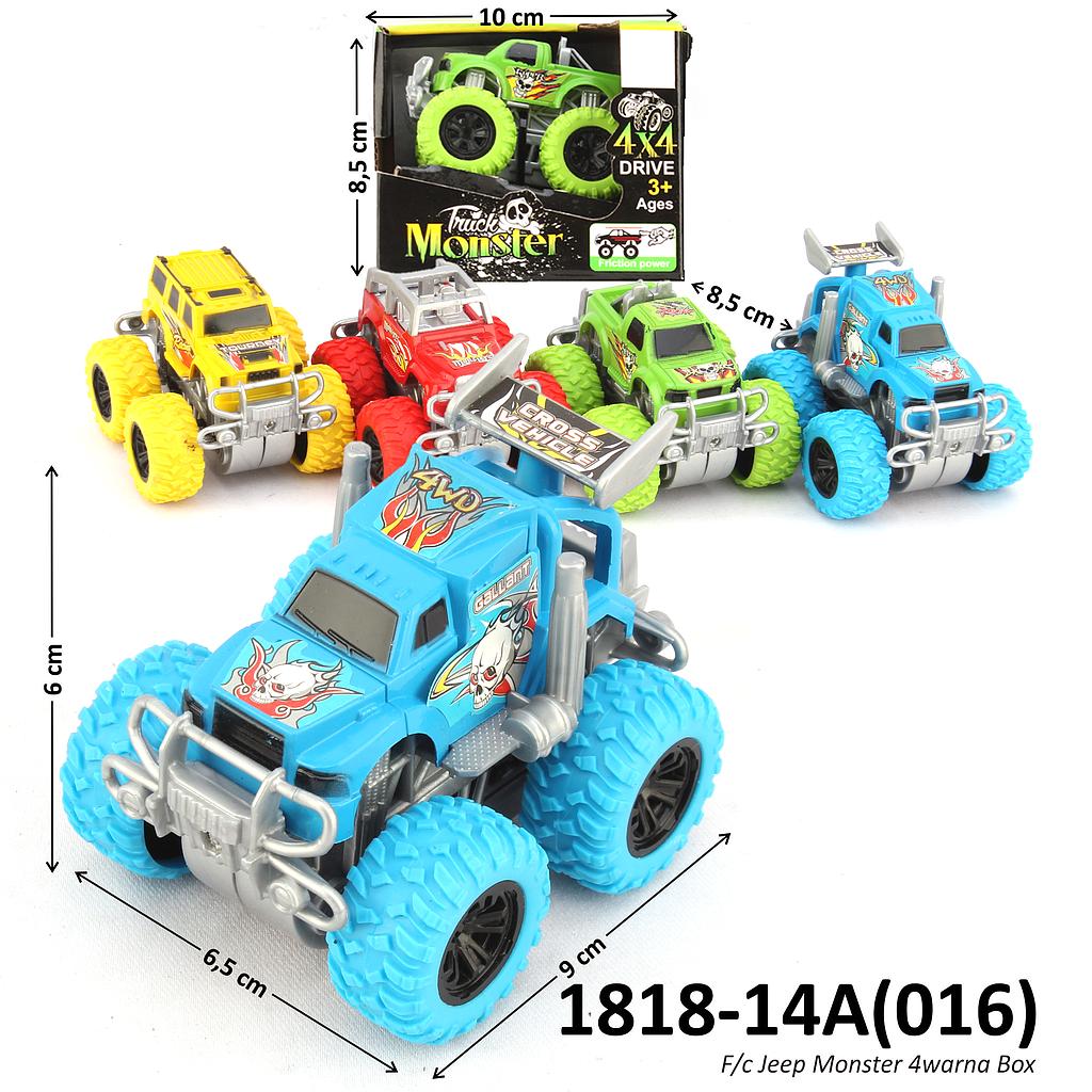 Mobil Jeep Bigfoot F/C Truck Monster Box Window @240