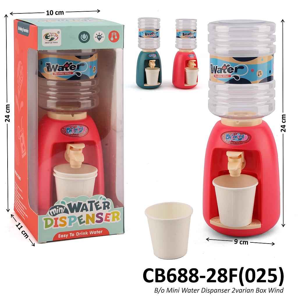 Perabot Dispenser B/O Lampu Suara Mini Water Dispanser 2 Warna Box Window @96