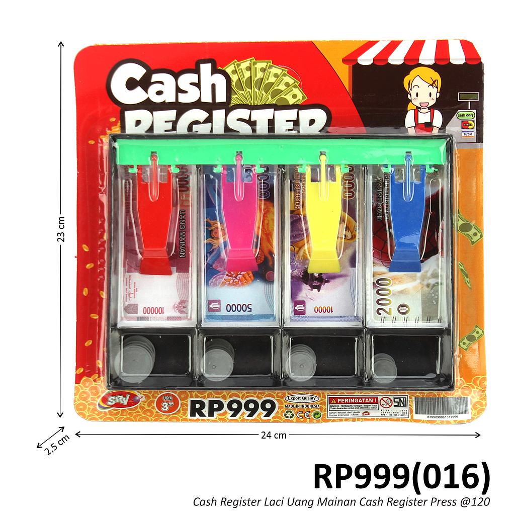 Mainan Kasir Cash Register Laci Uang Mainan Cash Register Press @120