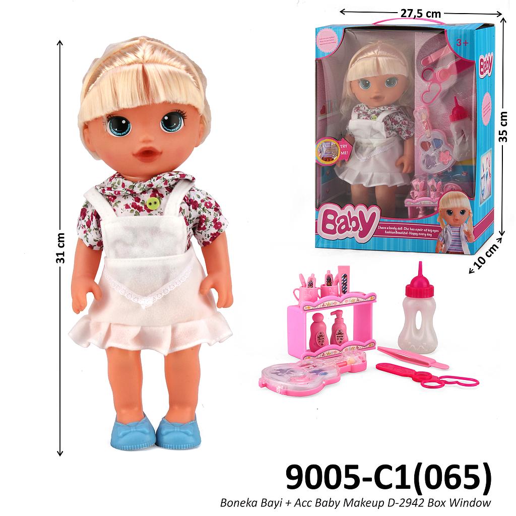 Boneka Anak Set Make Up dan Acc Baby D-2942 Box Window @36