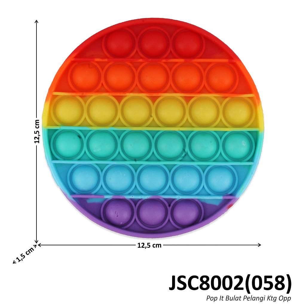 Pop It Bulat Pelangi Ktg Opp @400