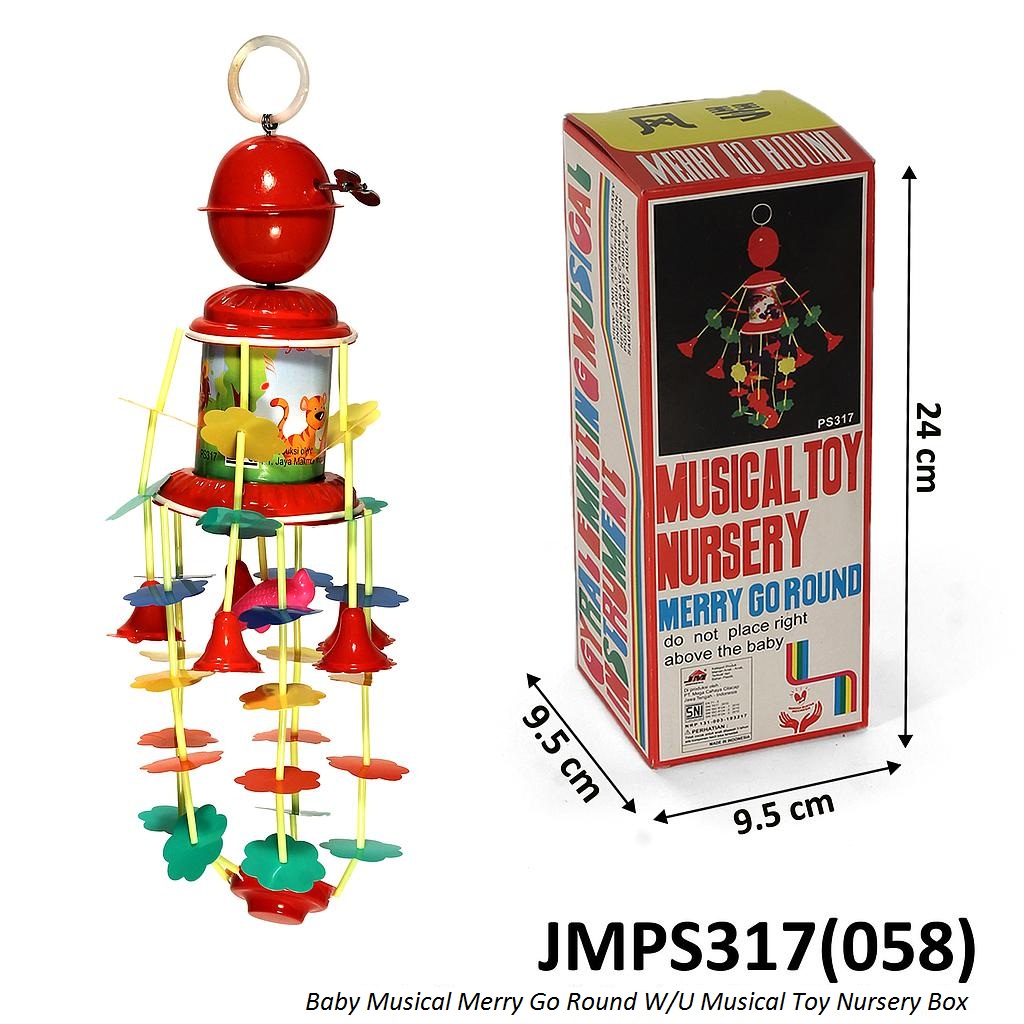 Baby Musical Gantung Merry Go Round W/U Musical Toy Nursery Box @72