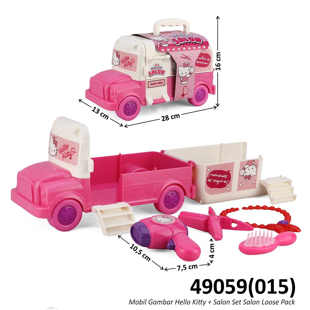 Mainan Salon Set Koper Mobil Hello Kitty Loose Pack @30