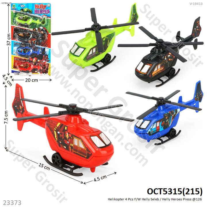 Helikopter 4 Pcs F/W Helly Seleb / Helly Heroes Press @126