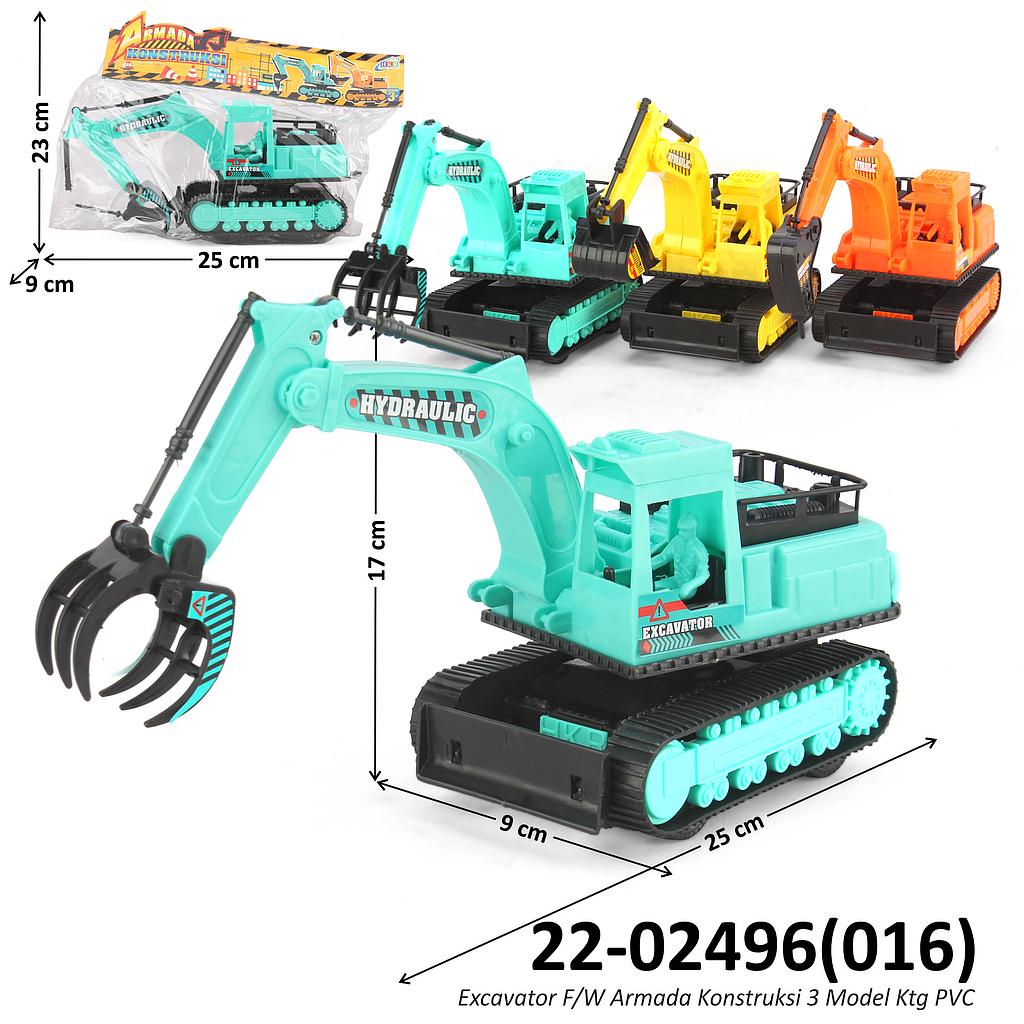 Excavator F/W Armada Konstruksi 3 Model Ktg PVC @132
