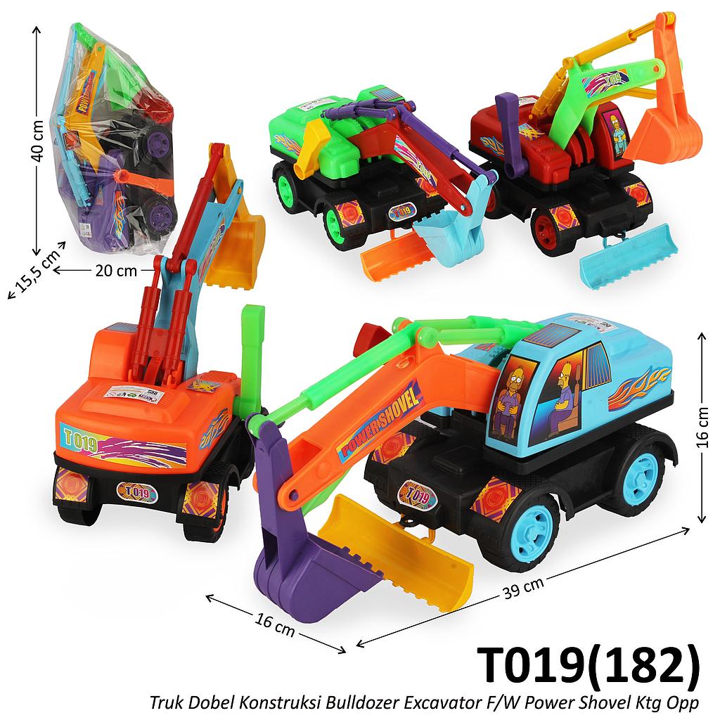 Truk Konstruksi Dobel Bulldozer Excavator F/W Power Shovel Ktg Opp @20