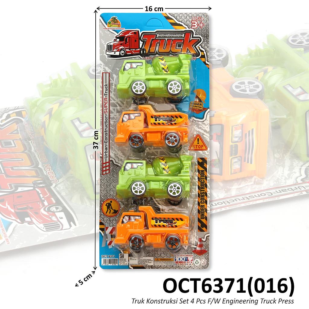 Truk Konstruksi 4 Pcs F/W Engineering Truck Press @135