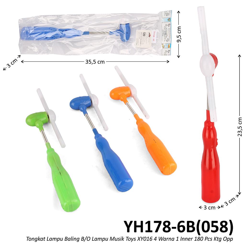Mainan Tongkat Lampu Kipas Musik B/O Musik Lampu Toys 1 Inner 180 Pcs Ktg Opp @360