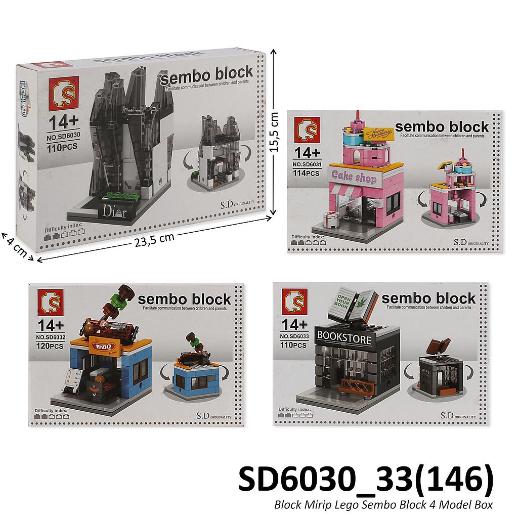 Mini Block Toko Sembo Block 4 Model Box @88