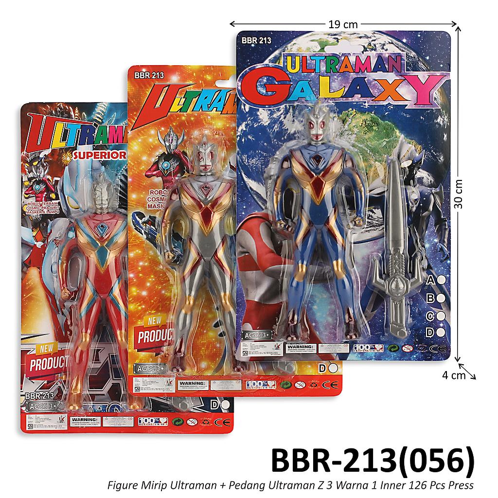 Action Figure Ultraman Set Pedang Z 3 Warna 1 Inner 126 Pcs Press @252