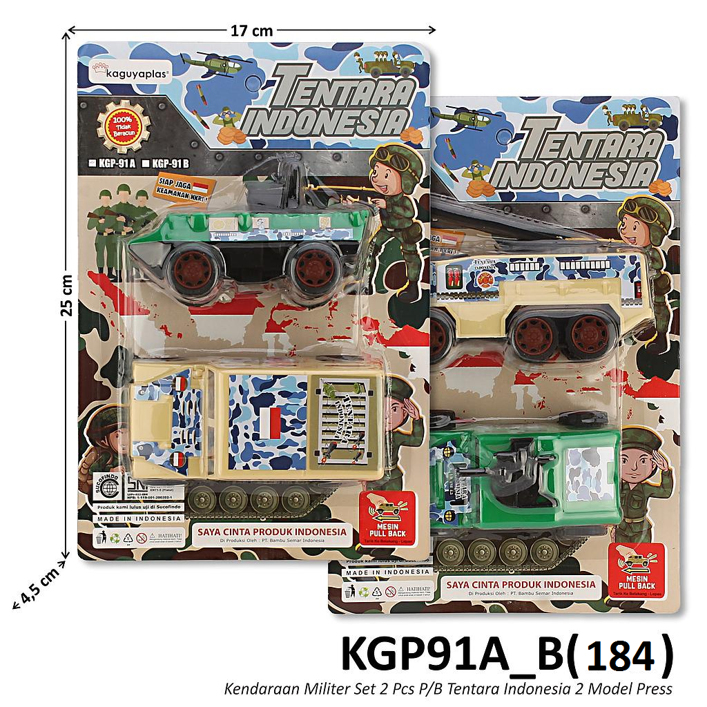 Kendaraan Militer Set 2 Pcs P/B Tentara Indonesia 2 Model Press @72