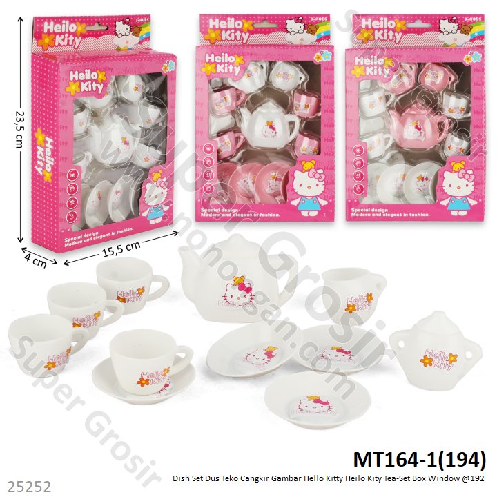Masak-masakan Teko Set Hello Kitty Heilo Kity Box Window @192