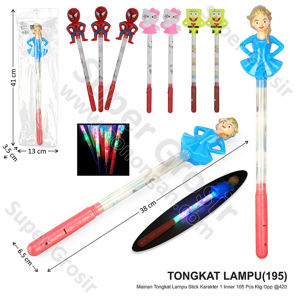 Mainan Tongkat Lampu Stick Karakter 1 Inner 105 Pcs Ktg Opp @420