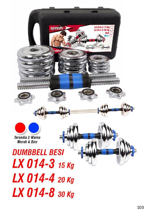 Dumbbell Set 30 Kg OR-069 Koper @1