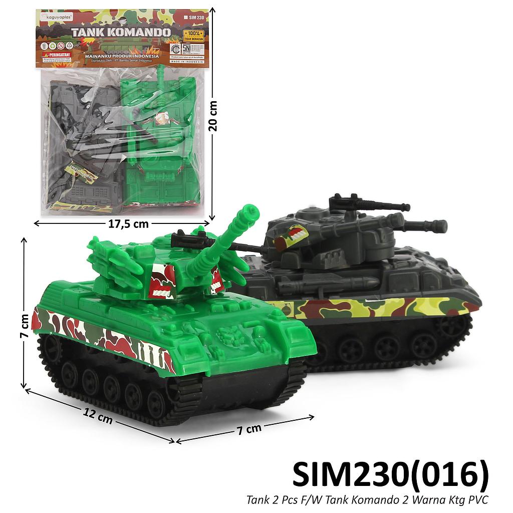 Tank 2 Pcs F/W Tank Komando Ktg PVC @120 