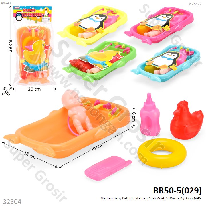 Mainan Baby Bathtub Mainan Anak Anak Ktg Opp @96