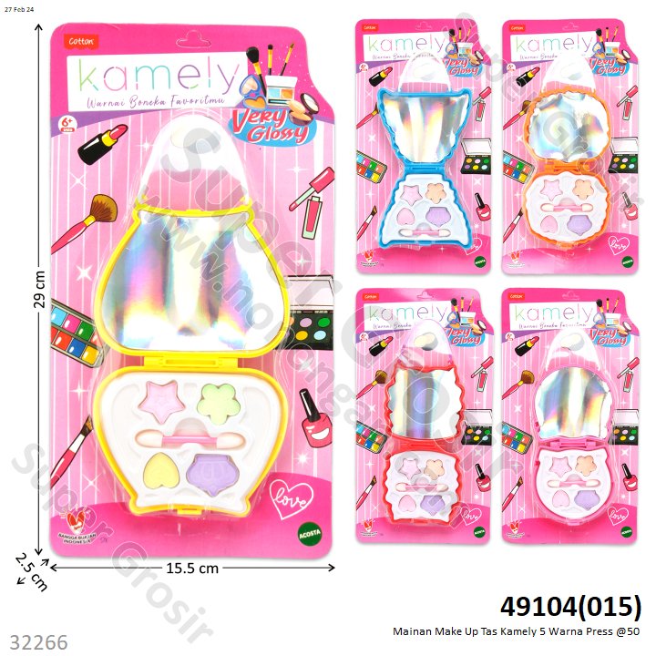 Make Up Tas Kamely Press @144