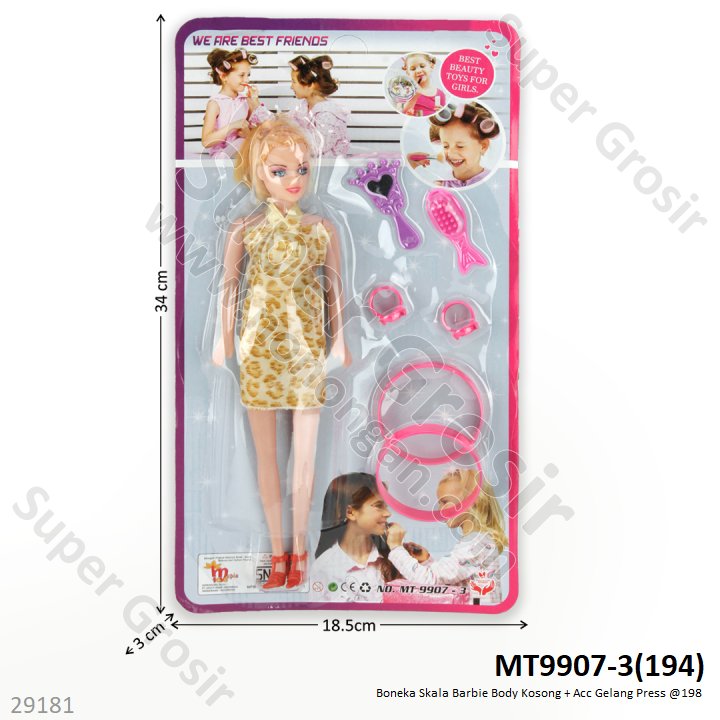 Boneka Barbie Set Acc Gelang Press @198