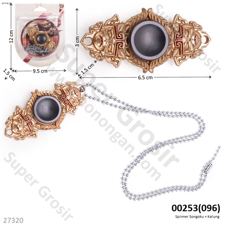 Fidget Spinner Besi Sengoku + Kalung Press Mika @0