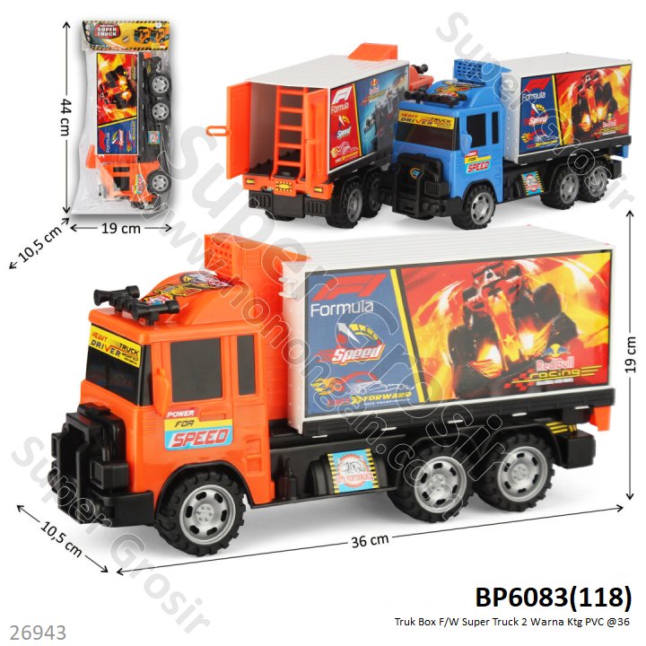 Truk Box F/W Super Truck 2 Warna Ktg PVC @36