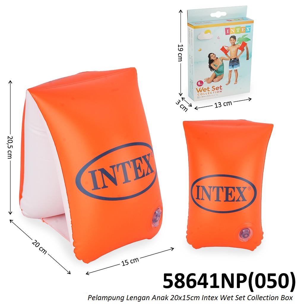 Pelampung Lengan Anak Intex 30x15 cm Wet Set Collection Box @36