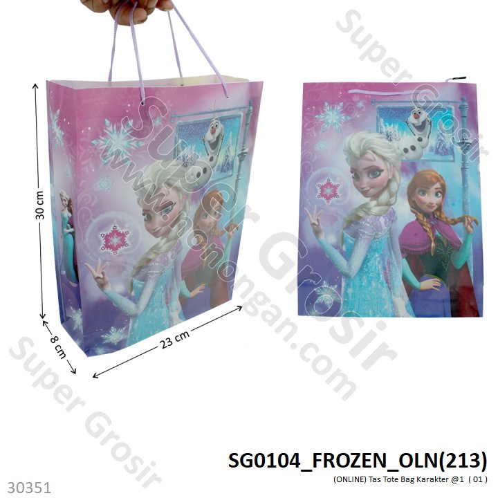 Tote Bag Karakter 1 Pack 12 Pcs Loose Pack @1200
