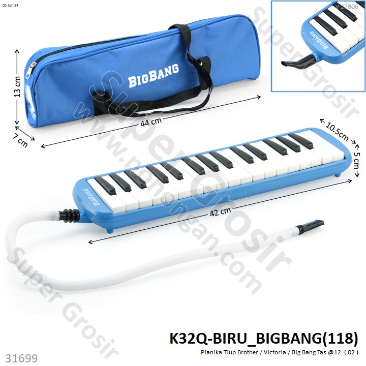 Pianika Tiup Brother / Victoria / Big Bang Tas @12