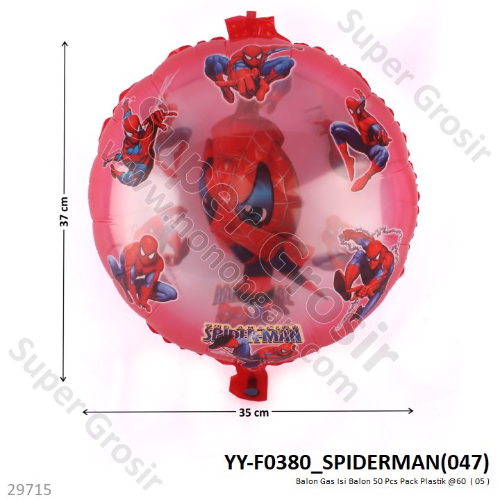 Balon Gas Isi Balon 50 Pcs Pack Plastik @60