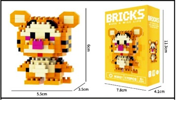 Nano Block Karakter Bricks Box @240