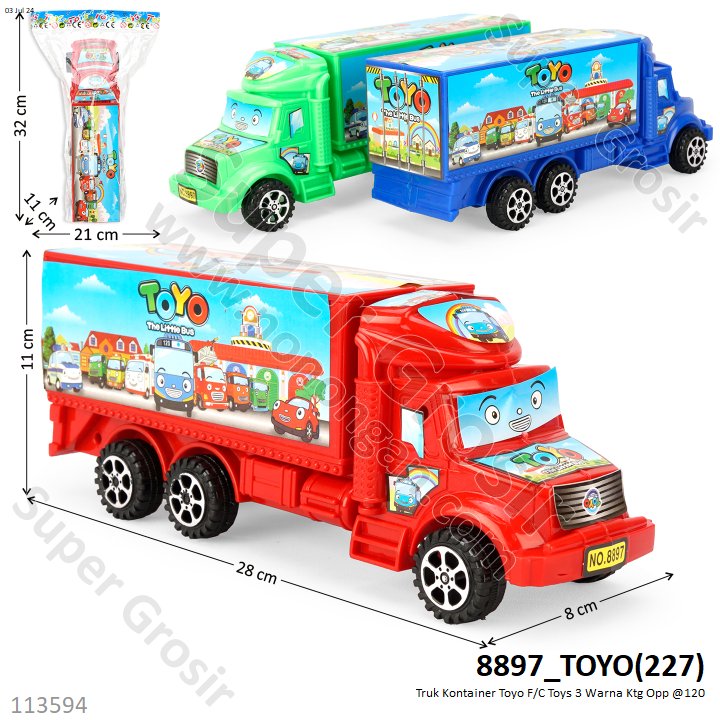Truk Kontainer Tronton Tayo F/C Toys Ktg Opp @120