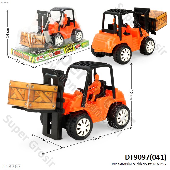 Truk Konstruksi Forklift F/C Box Mika @72