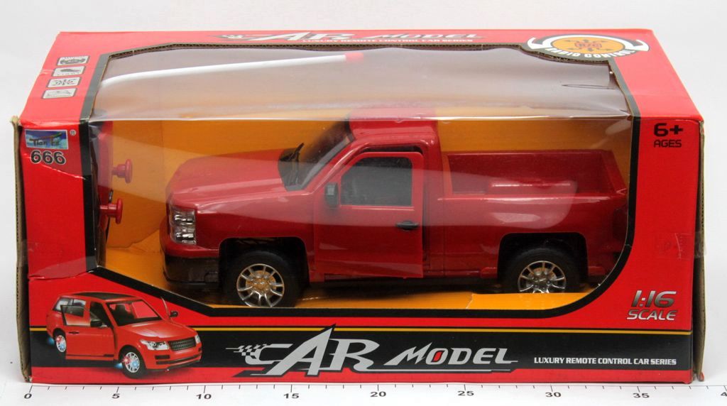 R/C Mobil Pick-Up 1:16 Car Model Box Window @24