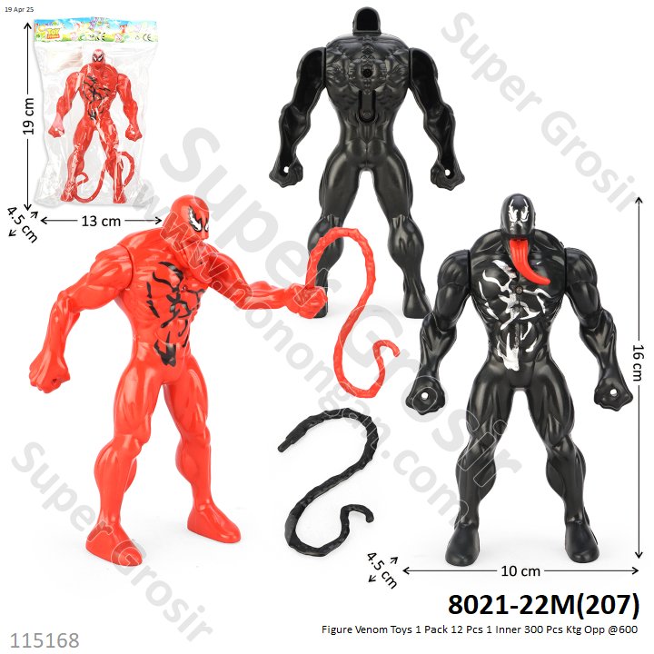 Action Figure Venom Toys 1 Pack 12 Pcs 1 Inner 300 Pcs Ktg Opp @600