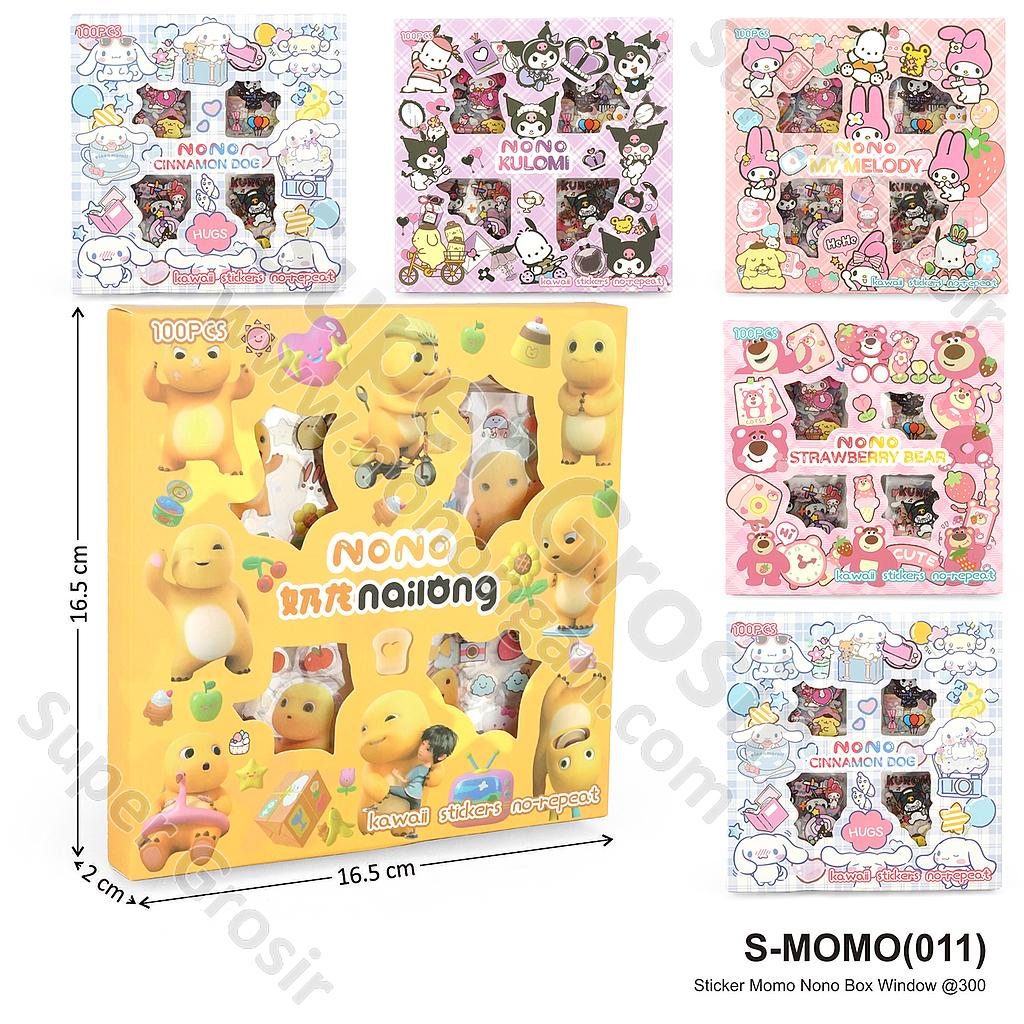 Sticker Momo Karakter Box Window @360