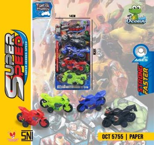 Sepeda Motor 4 Pcs P/B Super Speed 1 Inner 99 Pcs Press @198