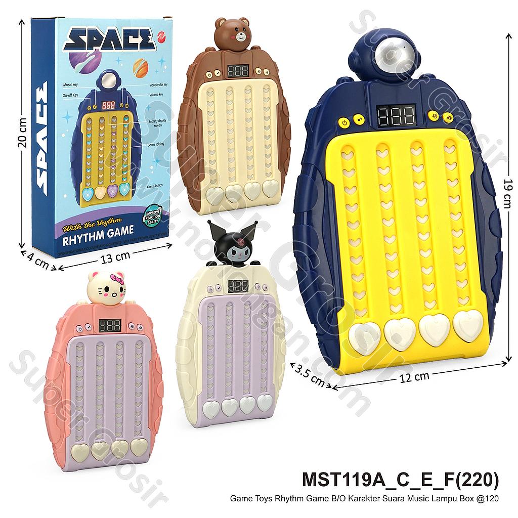 Game Toys Rhythm Game B/O Karakter Suara Music Lampu Box @120