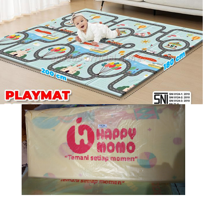 Matras Eva Gambar 8 mm 180x200 cm Happy Momo Tas @10