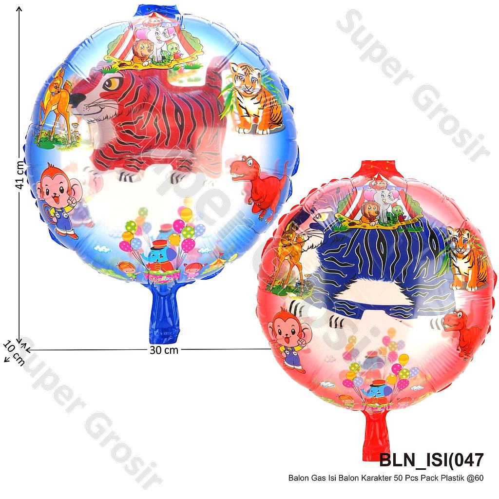 Balon Gas Isi Balon Karakter 50 Pcs Pack Plastik @60