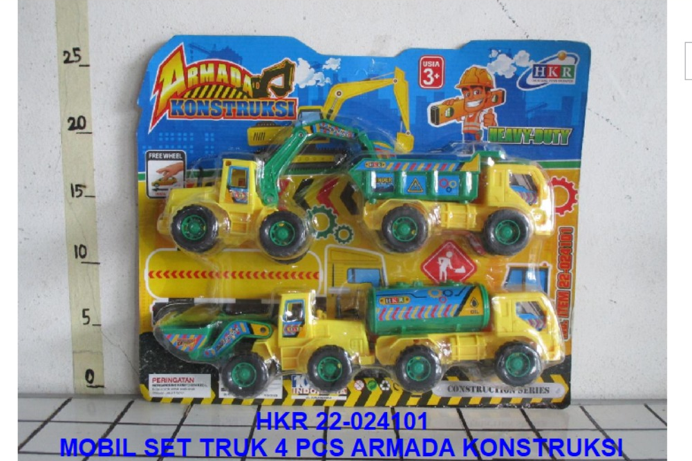 Truk Konstruksi Set 4 Pcs F/W Armada Konstruksi 1 Inner 36 Pcs Press @72