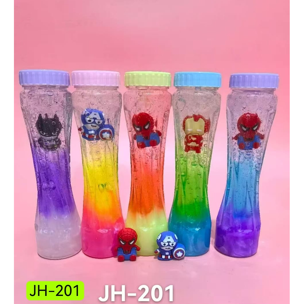 Slime Botol Isi Karakter Avengers Slime 1 Box 12 Pcs Botol @144
