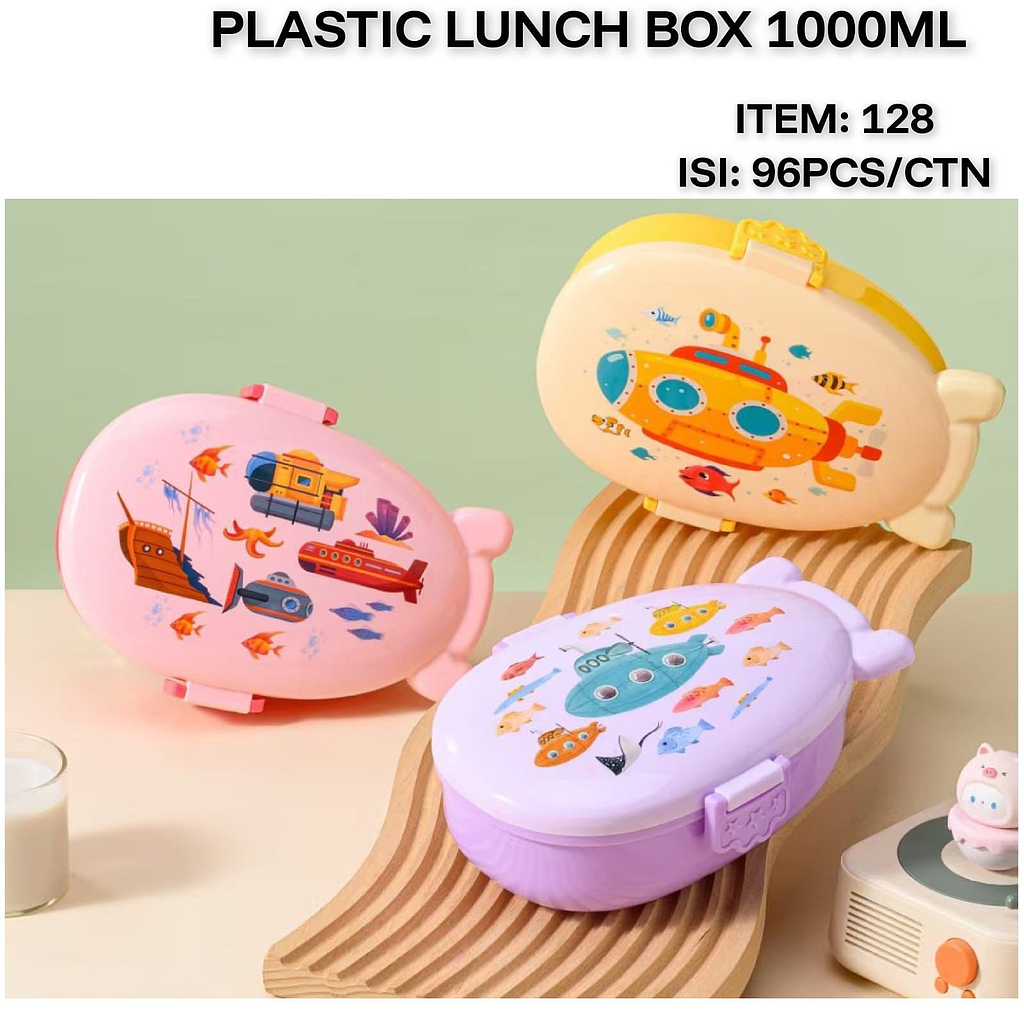 Lunch Box Kapal Selam 1 Ikat 3 Pcs Ktg Shrink @96