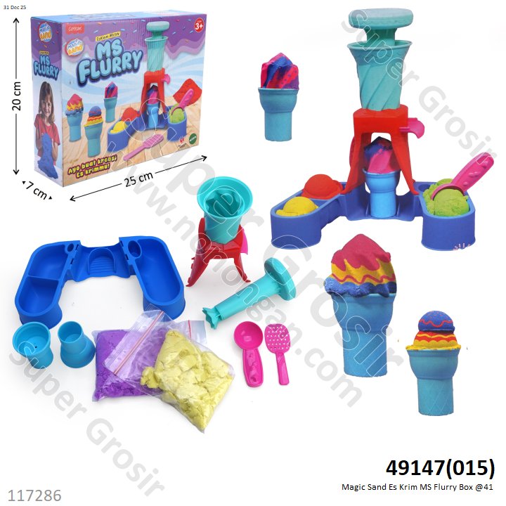 Magic Sand Es Krim MS Flurry Box @41