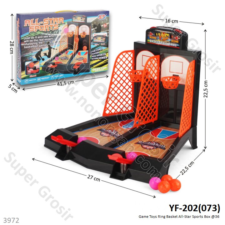 Game Toys Ring Basket All Star Sport Box @36