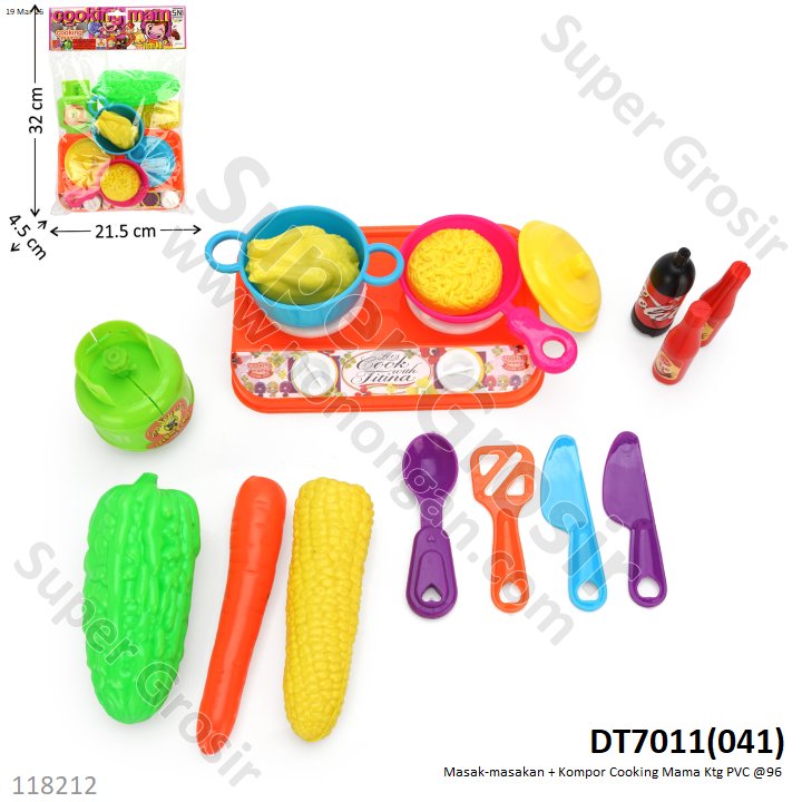 Masak-masakan + Kompor Cooking Mama Ktg PVC @96